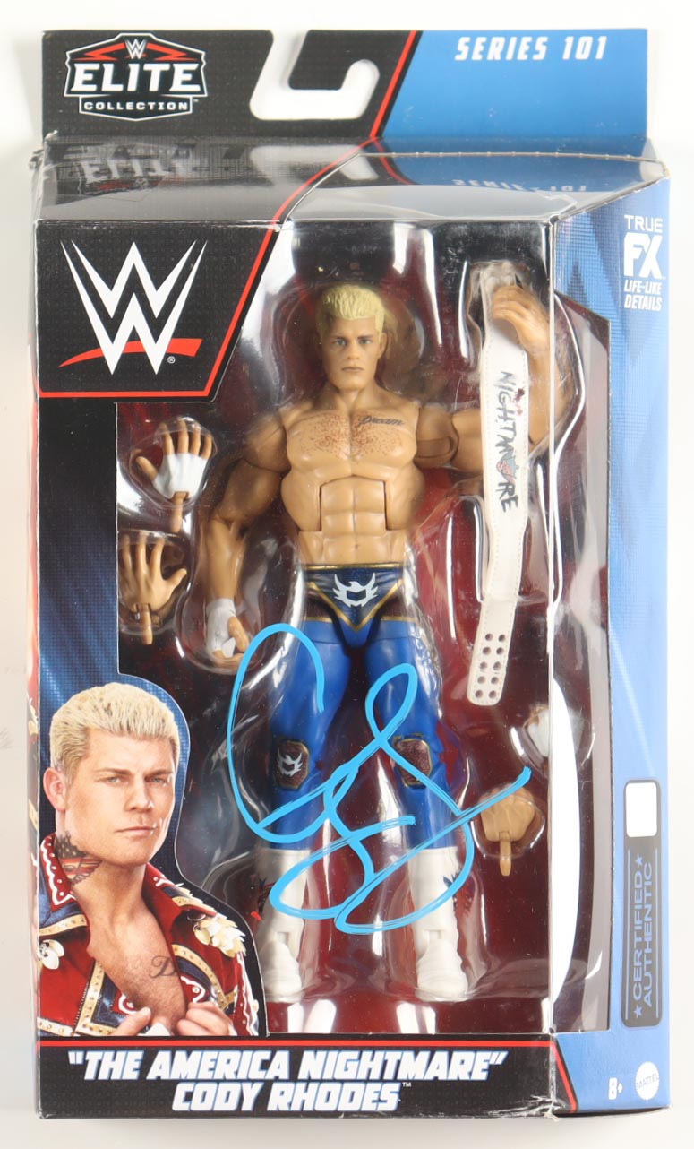 Cody Rhodes Signed WWE Elite Collection Action Figure (Beckett) at PristineAuction.com Cody Rhodes Signed WWE Elite Collection Action Figure (Beckett) at PristineAuction.com