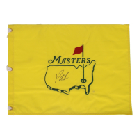 Patrick Reed Signed Masters Tournament Pin Flag (PSA) at PristineAuction.com