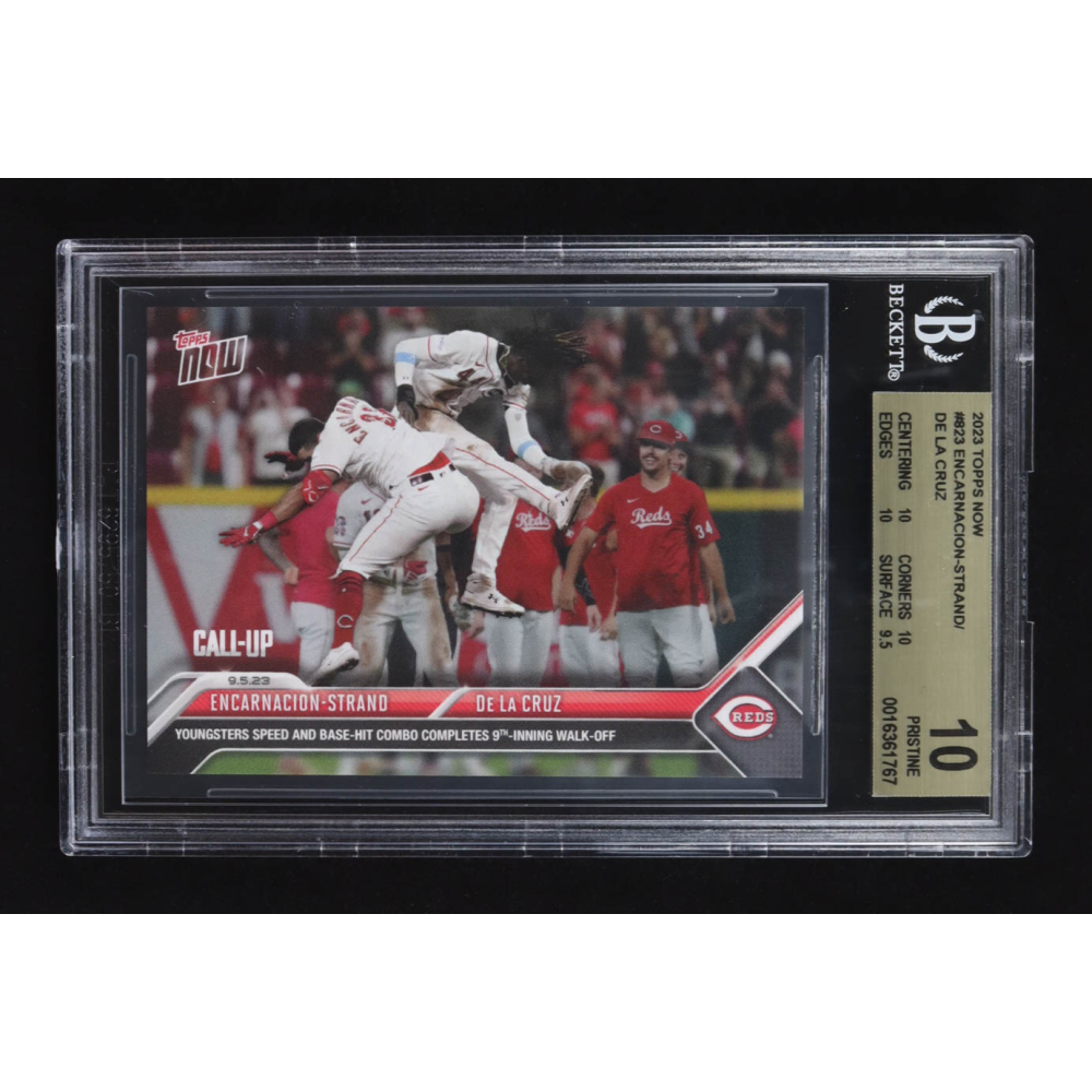 Elly De La Cruz 2023 Topps Now #823 RC (BGS 10) at PristineAuction.com