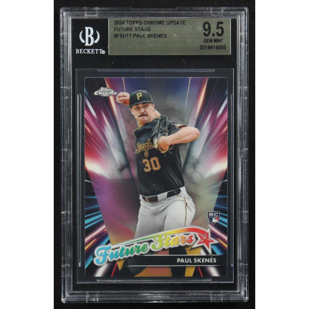 Paul Skenes 2024 Topps Chrome Update Future Stars #FSU-17 RC (BGS 9.5) at PristineAuction.com