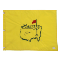 Jack Nicklaus Signed Masters Pin Flag (JSA) at PristineAuction.com