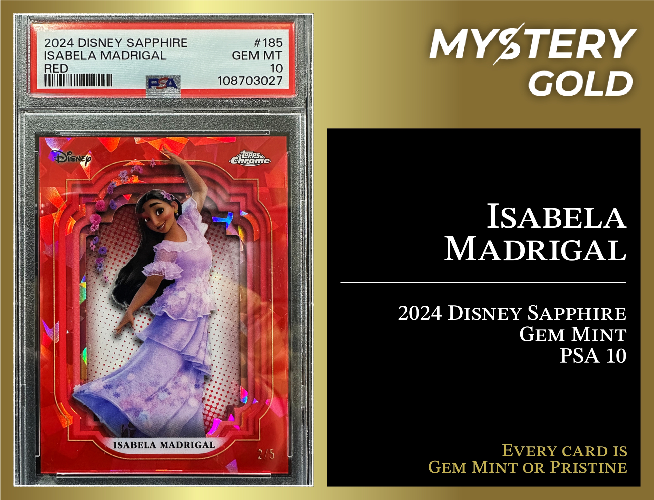 MYSTERY GOLD PRESENTS - Disney GEM MINT EDITION SERIES 1 MYSTERY BOX / PACK - CONTAINS 1 PSA/BGS/CGC/SGC GEM MINT OR PRISTINE OF THE BEST CHARACTERS! at PristineAuction.com MYSTERY GOLD PRESENTS - Disney GEM MINT EDITION SERIES 1 MYSTERY BOX / PACK - CONTAINS 1 PSA/BGS/CGC/SGC GEM MINT OR PRISTINE OF THE BEST CHARACTERS! at PristineAuction.com