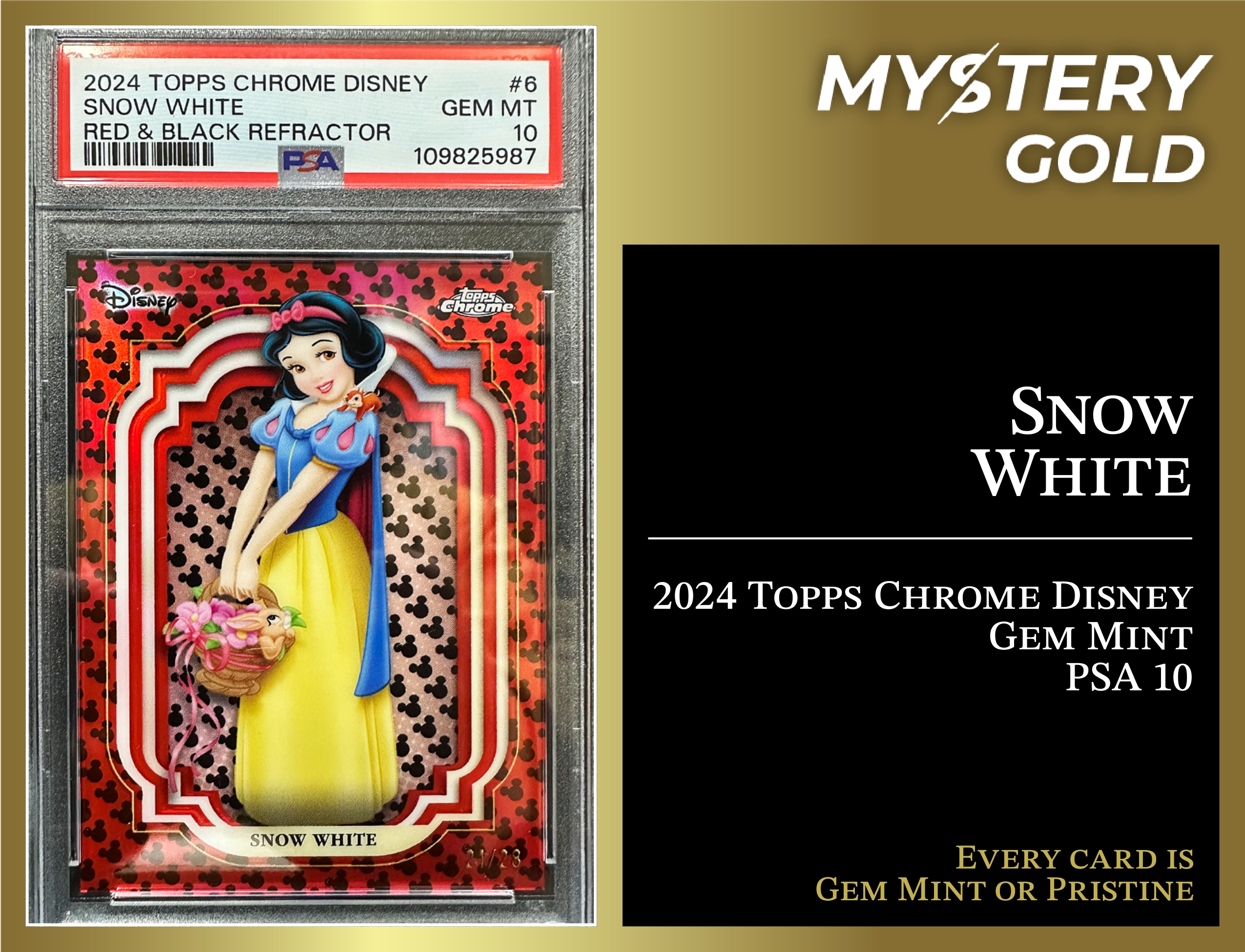 MYSTERY GOLD PRESENTS - Disney GEM MINT EDITION SERIES 1 MYSTERY BOX / PACK - CONTAINS 1 PSA/BGS/CGC/SGC GEM MINT OR PRISTINE OF THE BEST CHARACTERS! at PristineAuction.com MYSTERY GOLD PRESENTS - Disney GEM MINT EDITION SERIES 1 MYSTERY BOX / PACK - CONTAINS 1 PSA/BGS/CGC/SGC GEM MINT OR PRISTINE OF THE BEST CHARACTERS! at PristineAuction.com