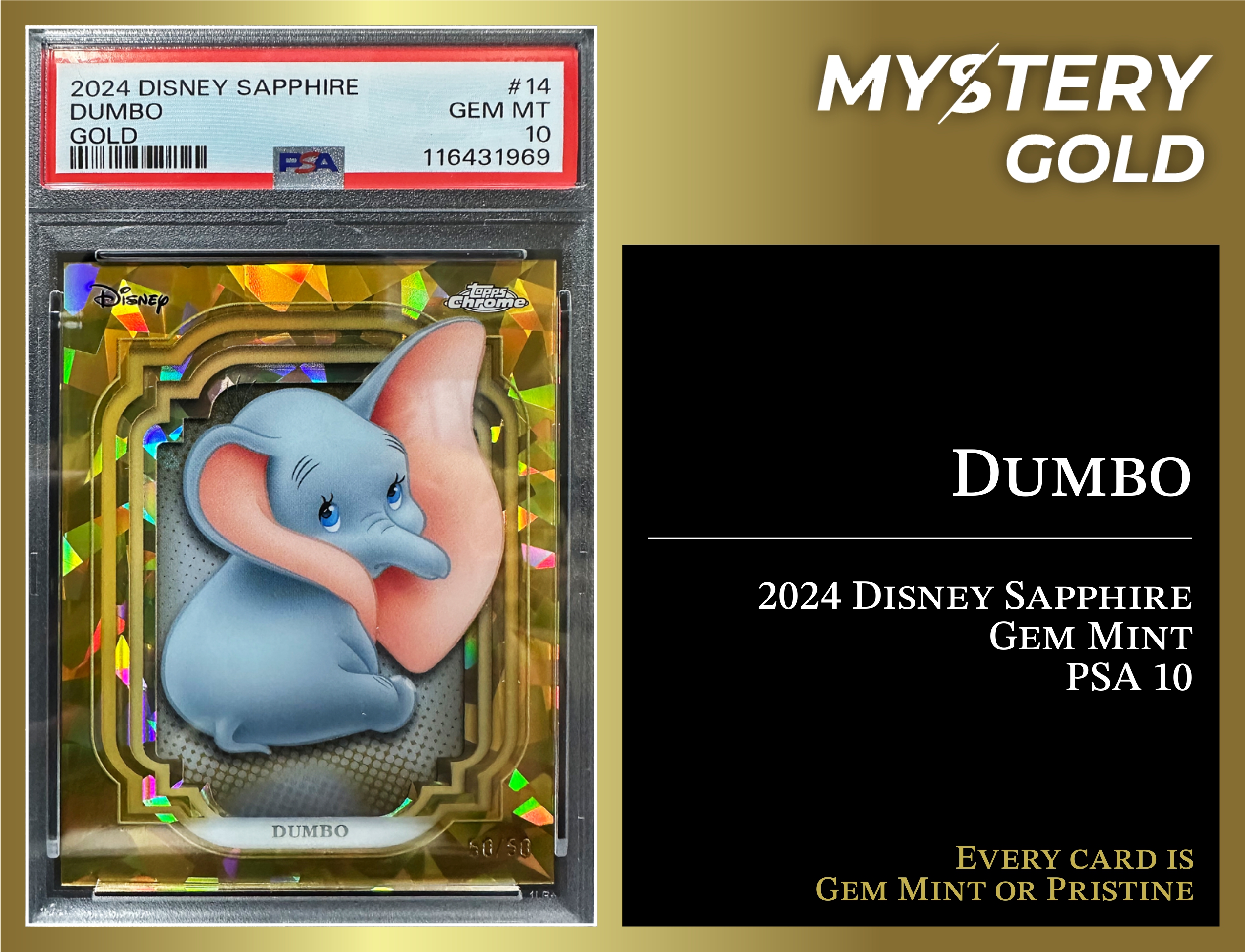MYSTERY GOLD PRESENTS - Disney GEM MINT EDITION SERIES 1 MYSTERY BOX / PACK - CONTAINS 1 PSA/BGS/CGC/SGC GEM MINT OR PRISTINE OF THE BEST CHARACTERS! at PristineAuction.com MYSTERY GOLD PRESENTS - Disney GEM MINT EDITION SERIES 1 MYSTERY BOX / PACK - CONTAINS 1 PSA/BGS/CGC/SGC GEM MINT OR PRISTINE OF THE BEST CHARACTERS! at PristineAuction.com