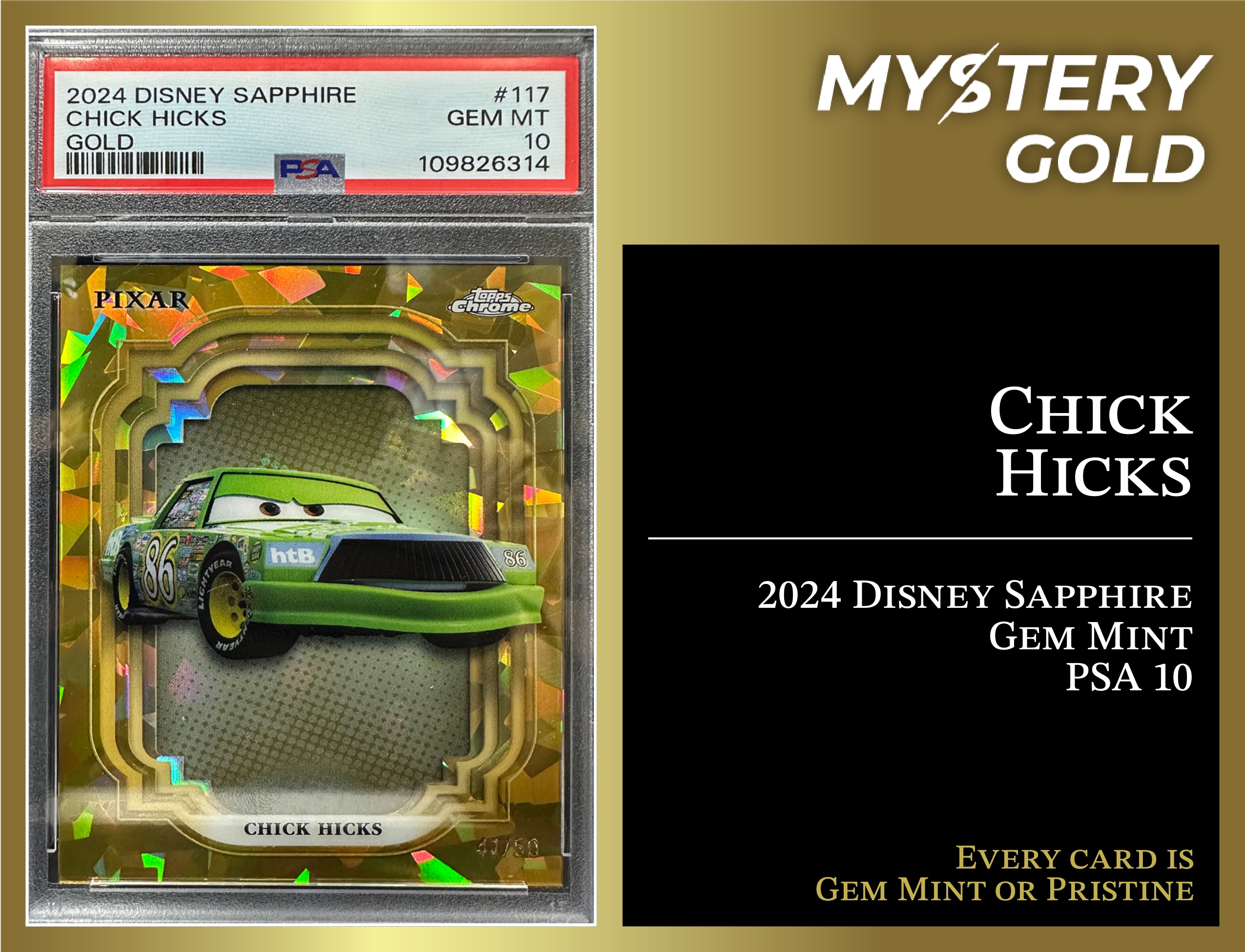 MYSTERY GOLD PRESENTS - Disney GEM MINT EDITION SERIES 1 MYSTERY BOX / PACK - CONTAINS 1 PSA/BGS/CGC/SGC GEM MINT OR PRISTINE OF THE BEST CHARACTERS! at PristineAuction.com MYSTERY GOLD PRESENTS - Disney GEM MINT EDITION SERIES 1 MYSTERY BOX / PACK - CONTAINS 1 PSA/BGS/CGC/SGC GEM MINT OR PRISTINE OF THE BEST CHARACTERS! at PristineAuction.com