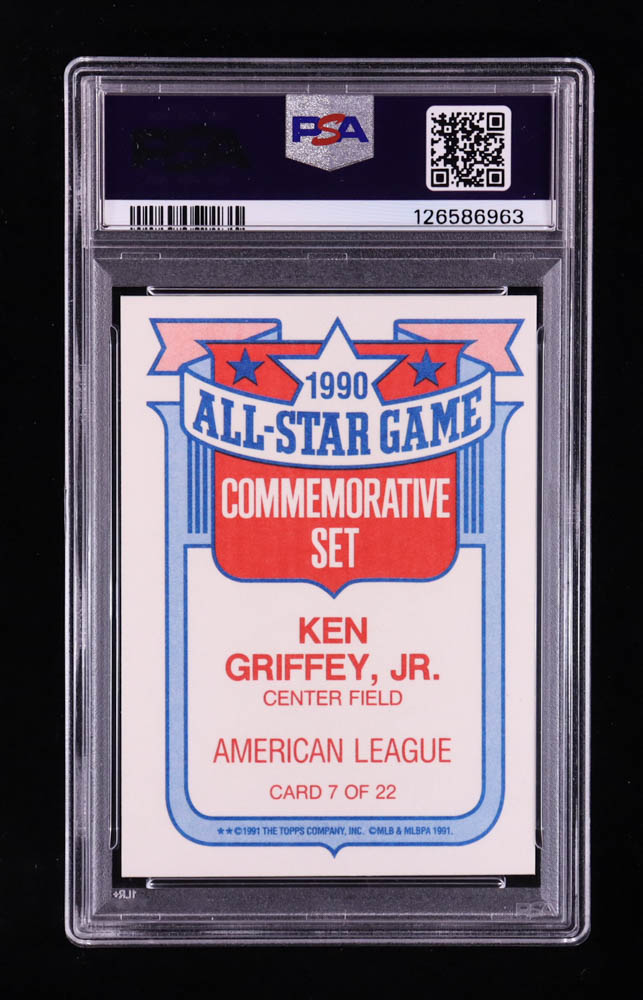 Ken Griffey Jr. 1991 Topps Glossy All-Stars #7 (PSA 9) at PristineAuction.com Ken Griffey Jr. 1991 Topps Glossy All-Stars #7 (PSA 9) at PristineAuction.com