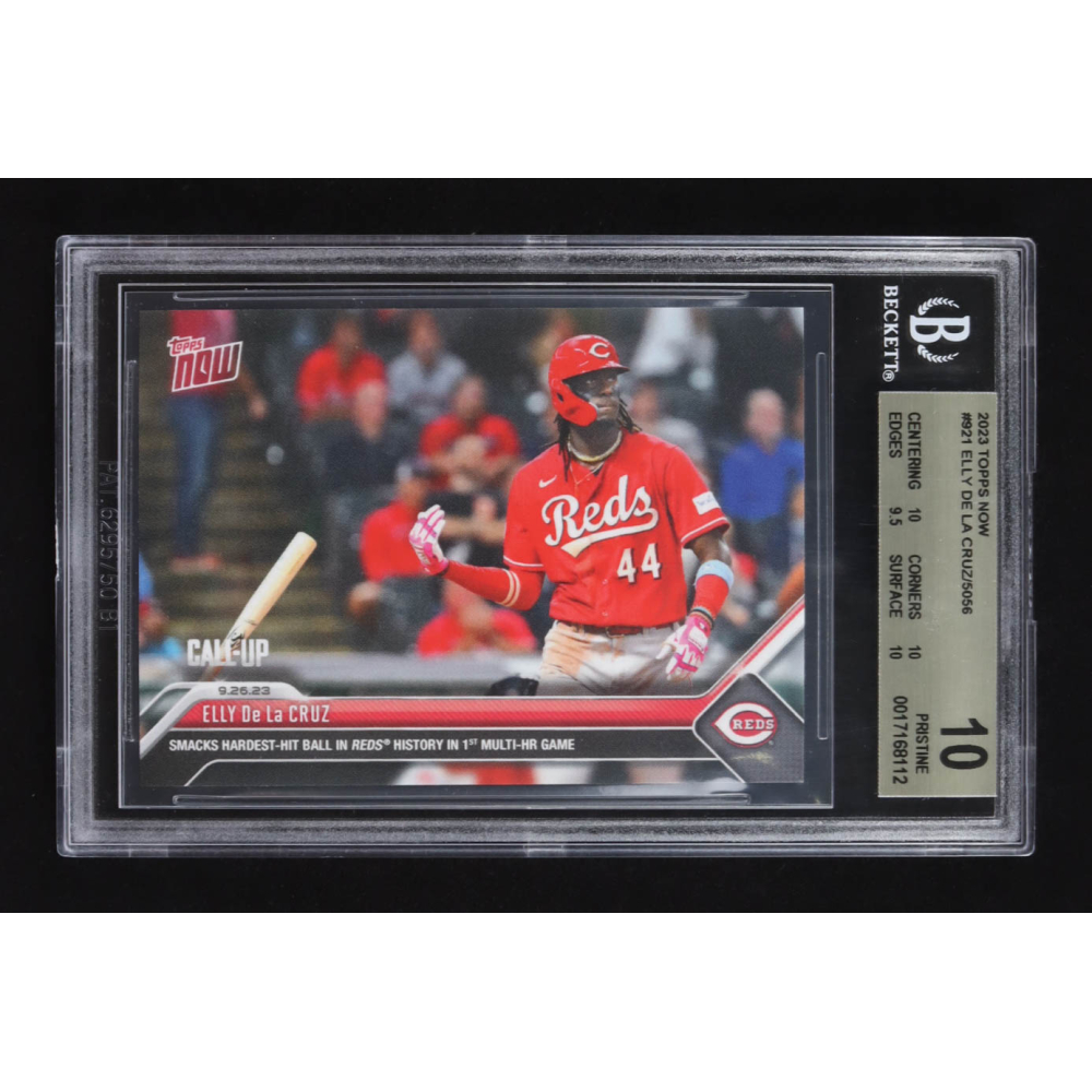 Elly De La Cruz 2023 Topps Now #921 RC (BGS 10) at PristineAuction.com