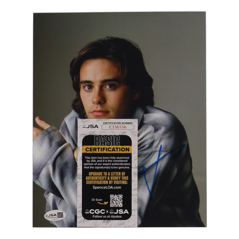 Jared Leto Signed 8x10 Photo (JSA) at PristineAuction.com Jared Leto Signed 8x10 Photo (JSA) at PristineAuction.com