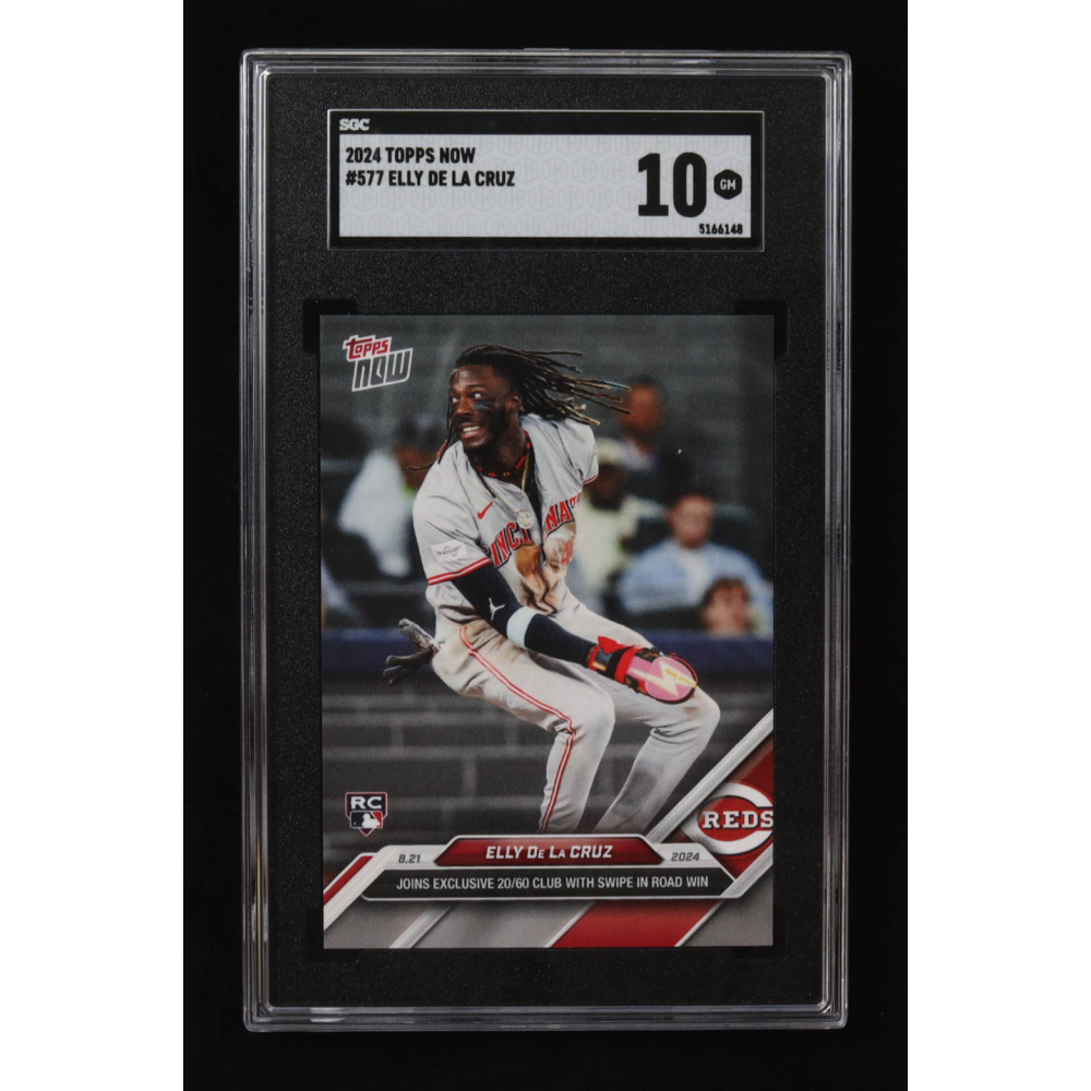 Elly De La Cruz 2024 Topps Now #577 RC (SGC 10) at PristineAuction.com