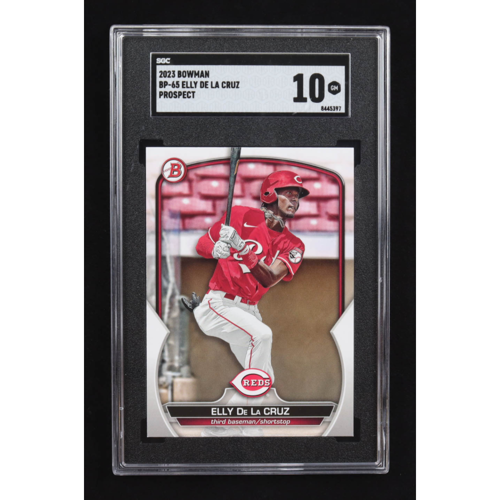 Elly De LA Cruz 2023 Bowman Prospects #BP65 RC (SGC 10) at PristineAuction.com