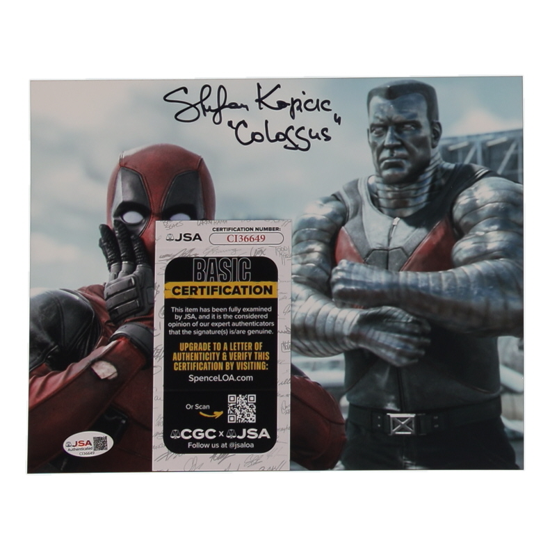 Stefan Kapicic Signed "Deadpool" 8x10 Photo Inscribed "Colossus" (JSA) at PristineAuction.com Stefan Kapicic Signed "Deadpool" 8x10 Photo Inscribed "Colossus" (JSA) at PristineAuction.com
