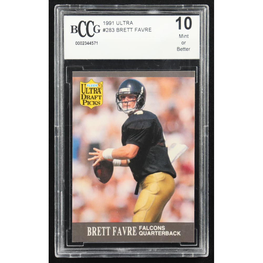 Brett Favre 1991 Fleer Ultra Draft Picks #283 RC (BCCG 10) at PristineAuction.com