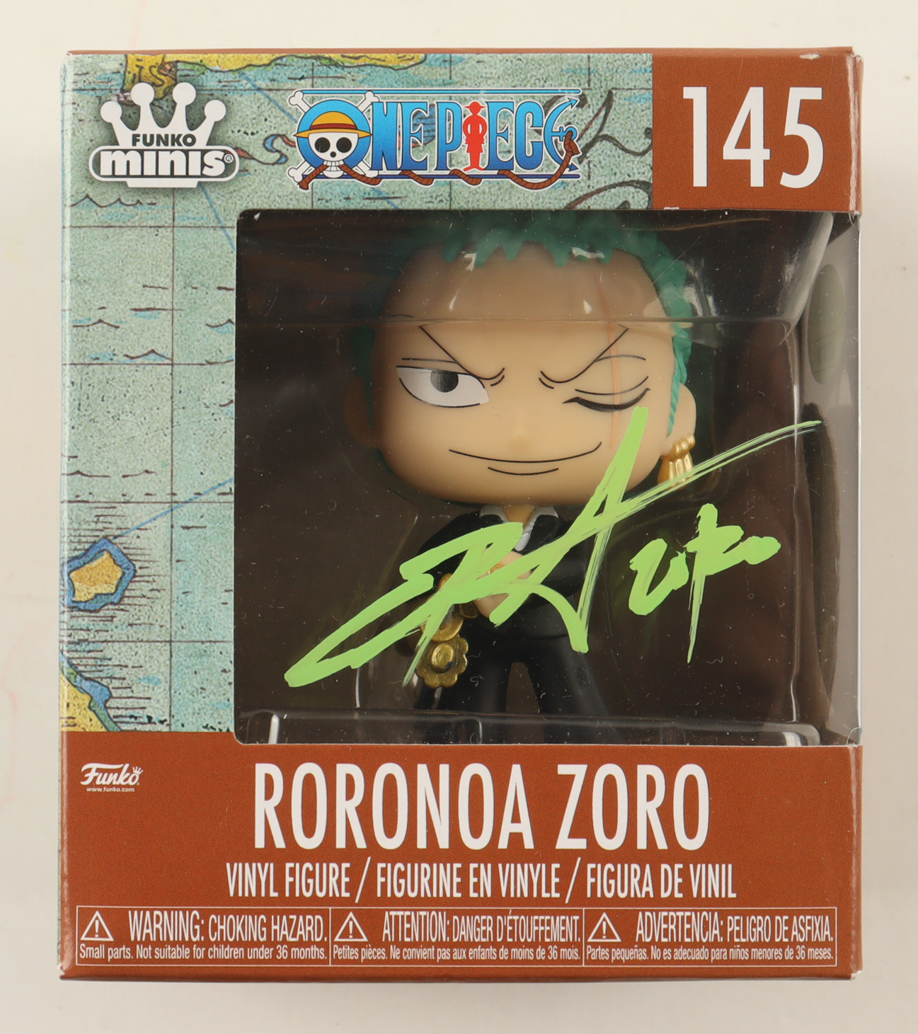 Christopher Sabat Signed "One Piece" #145 Roronoa Zoro Funko Pop! Mini Vinyl Figure (JSA) at PristineAuction.com Christopher Sabat Signed "One Piece" #145 Roronoa Zoro Funko Pop! Mini Vinyl Figure (JSA) at PristineAuction.com