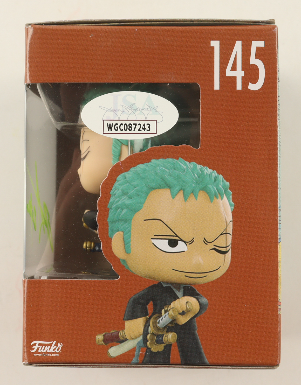 Christopher Sabat Signed "One Piece" #145 Roronoa Zoro Funko Pop! Mini Vinyl Figure (JSA) at PristineAuction.com Christopher Sabat Signed "One Piece" #145 Roronoa Zoro Funko Pop! Mini Vinyl Figure (JSA) at PristineAuction.com