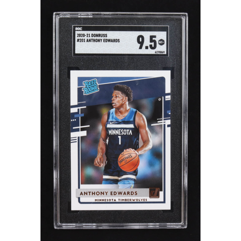 Anthony Edwards 2020-21 Donruss #201 RR RC (SGC 9.5) at PristineAuction.com
