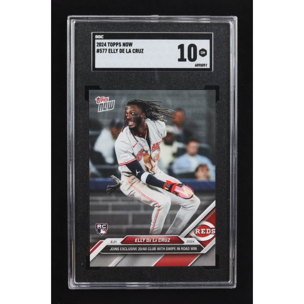 Elly De La Cruz 2024 Topps Now #577 RC (SGC 10) at PristineAuction.com