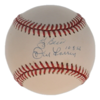 Yogi Berra & Don Larsen Signed OAL Baseball Inscribed "10-8-56" (JSA) at PristineAuction.com