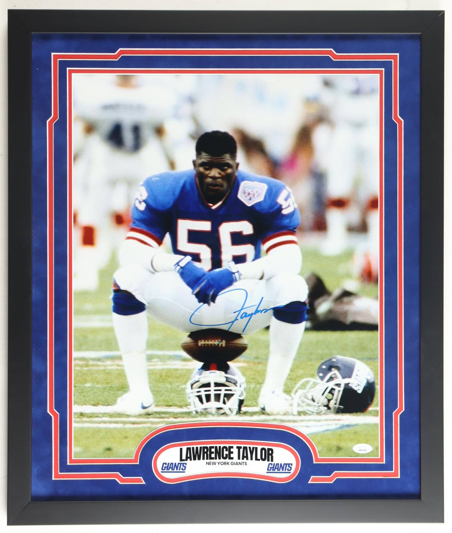 Lawrence Taylor Signed Custom Framed Photo Display (JSA) at PristineAuction.com Lawrence Taylor Signed Custom Framed Photo Display (JSA) at PristineAuction.com