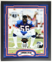 Lawrence Taylor Signed Custom Framed Photo Display (JSA) at PristineAuction.com
