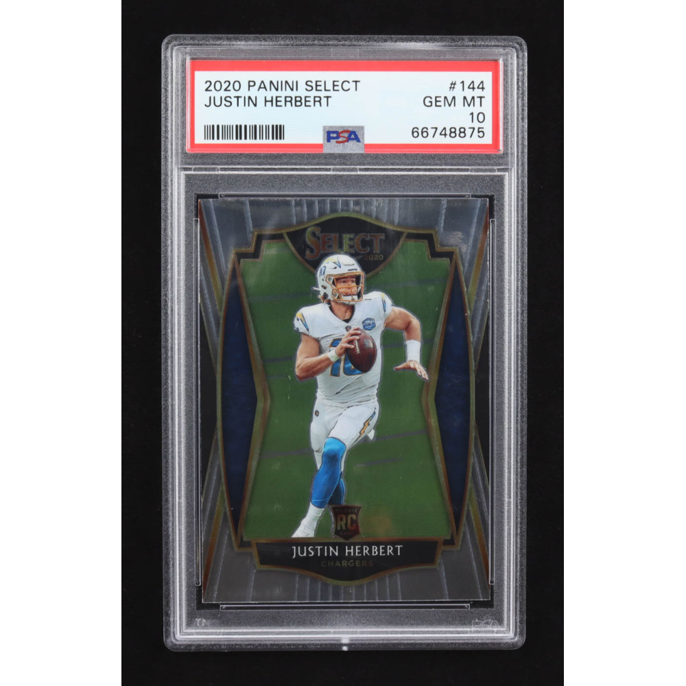 Justin Herbert 2020 Select #144 RC (PSA 10) at PristineAuction.com