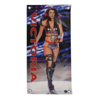 Victoria Signed WWE 11.5x23.5 Photo Banner (Authentic Ink) at PristineAuction.com