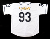 The Sandlot | Custom Jersey Cast-Signed by (8) with Patrick Renna, Tom Guidry, Chauncey Leopardi (Beckett) at PristineAuction.com