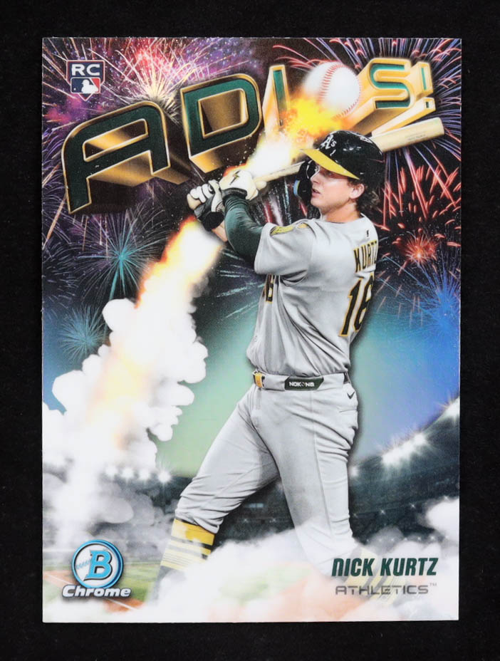 Nick Kurtz 2025 Bowman Chrome Adios #AD23 RC at PristineAuction.com Nick Kurtz 2025 Bowman Chrome Adios #AD23 RC at PristineAuction.com