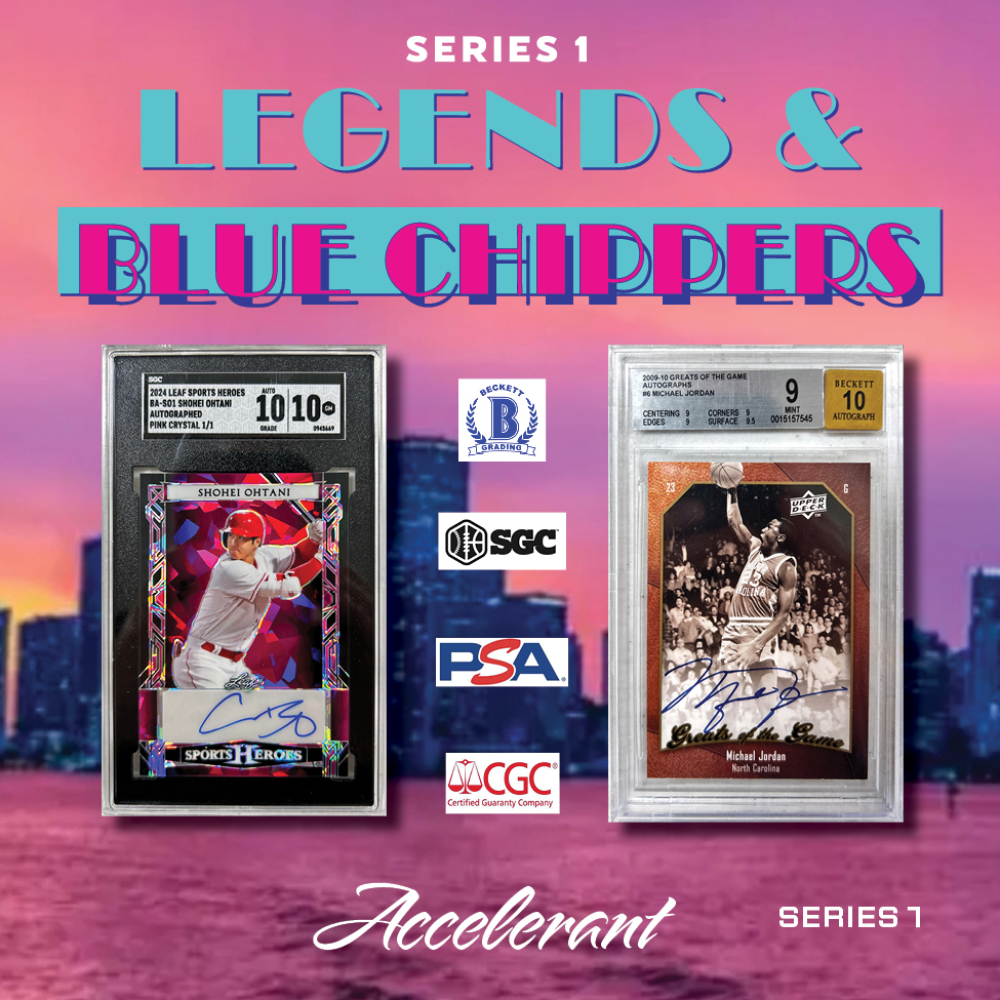 Accelerant - Legends & Blue Chippers Series 1 Mystery Box at PristineAuction.com