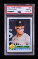 Aaron Judge 2025 Topps Heritage #380 (PSA 10) at PristineAuction.com
