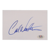 Carl Weathers Signed Cut (PSA) at PristineAuction.com