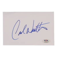 Carl Weathers Signed Cut (PSA) at PristineAuction.com