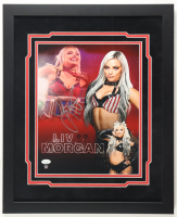 Liv Morgan Signed Custom Framed Photo Display (JSA) at PristineAuction.com