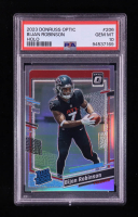 Bijan Robinson 2023 Donruss Optic Holo #206 RR RC (PSA 10) at PristineAuction.com