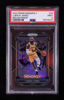 LeBron James 2022-23 Panini Prizm Monopoly Brown #40 #018/249 (PSA 9) at PristineAuction.com