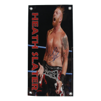 Heath Slater Signed WWE 11.5x23.5 Photo Banner (Authentic Ink) at PristineAuction.com