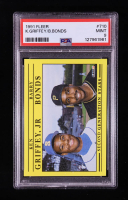 Barry Bonds / Ken Griffey Jr. 1991 Fleer #710 (PSA 9) at PristineAuction.com