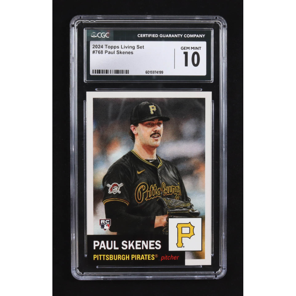 Paul Skenes 2024 Topps Living #768 RC (CGC 10) at PristineAuction.com