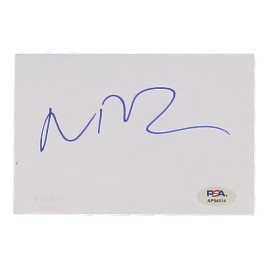 Nicolas Cage Signed Cut (PSA) at PristineAuction.com Nicolas Cage Signed Cut (PSA) at PristineAuction.com