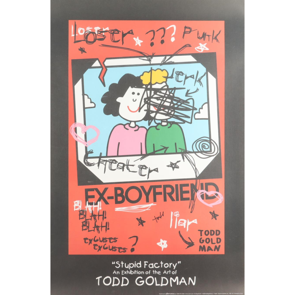 "Stupid Factory" 24x36 Exhibition Poster By Todd Goldman at PristineAuction.com