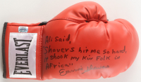 Earnie Shavers Signed Everlast Boxing Glove With Extensive Inscription (Shavers) at PristineAuction.com