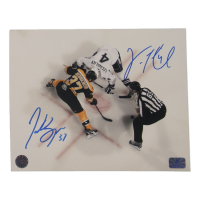 Patrice Bergeron & Vinnie Lecavalier Signed 8x10 Photo (Bergeron & Lecavalier) at PristineAuction.com