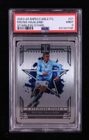 Erling Haaland 2023-24 Panini Impeccable English Premier League Stainless Stars #21 #32/74 (PSA 9) at PristineAuction.com