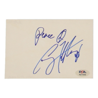 Corey Feldman Signed Cut Inscribed "Peace" with Hand-Drawn Peace Sign (PSA) at PristineAuction.com