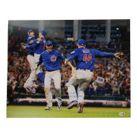 Pat Hughes Signed Cubs 16x20 Photo with Extensive Inscription (JSA) at PristineAuction.com