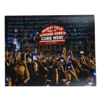 Pat Hughes Signed Cubs 16x20 Photo with Extensive Inscription (JSA) at PristineAuction.com