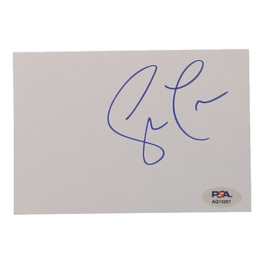 Steve Carell Signed Cut (PSA) at PristineAuction.com Steve Carell Signed Cut (PSA) at PristineAuction.com