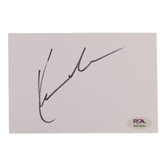 Kevin Costner Signed Cut (PSA) at PristineAuction.com Kevin Costner Signed Cut (PSA) at PristineAuction.com