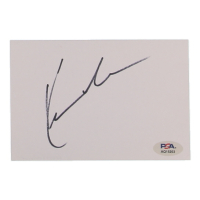 Kevin Costner Signed Cut (PSA) at PristineAuction.com