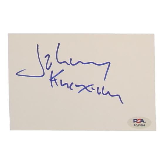 Johnny Knoxville Signed Cut (PSA) at PristineAuction.com Johnny Knoxville Signed Cut (PSA) at PristineAuction.com