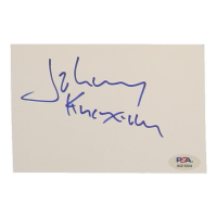 Johnny Knoxville Signed Cut (PSA) at PristineAuction.com